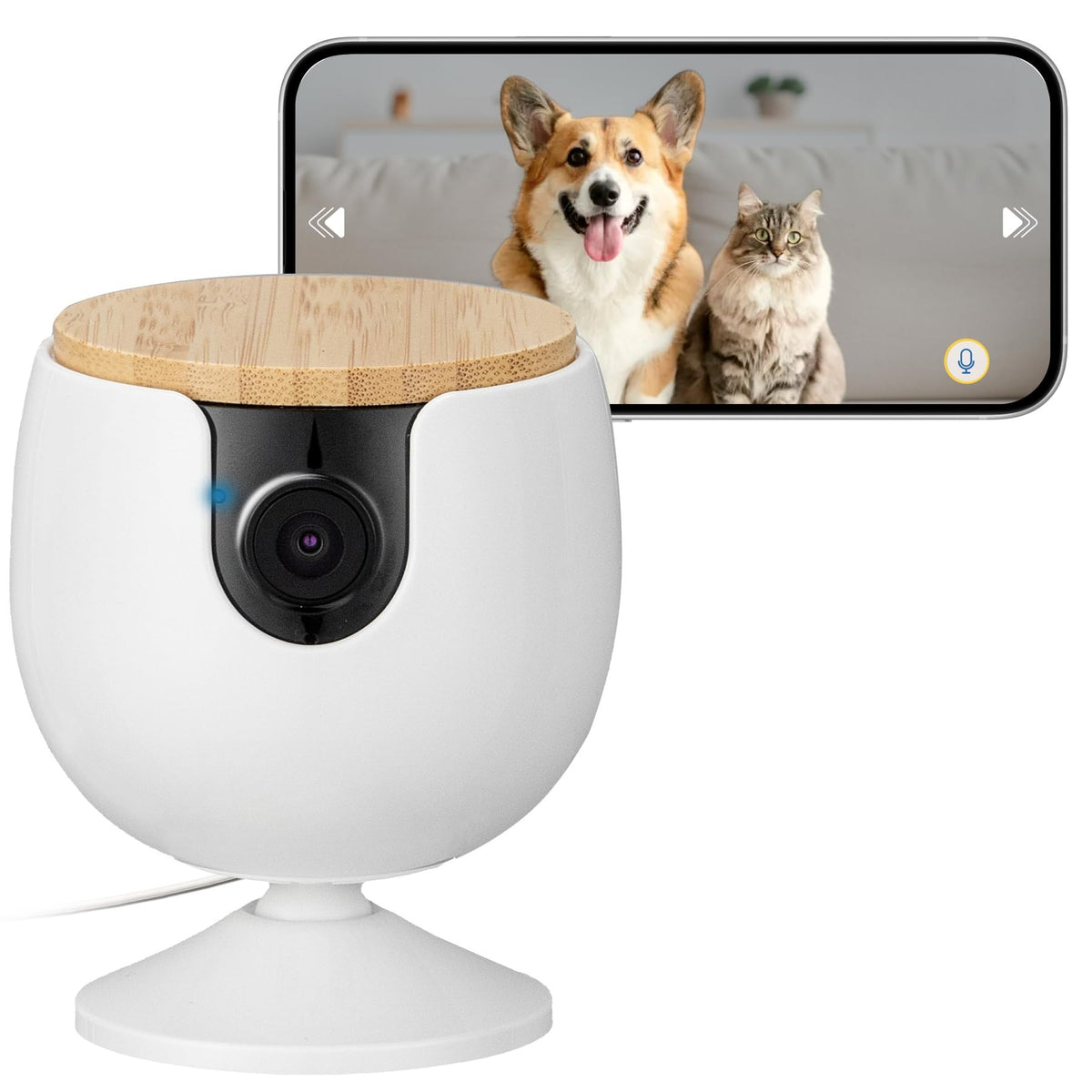 Smart Pet Camera with Treat Dispenser