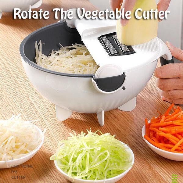 9-in-1 Vegetable Slicer with Drain Basket