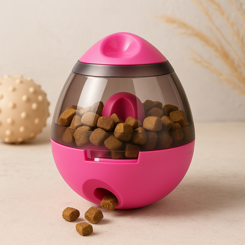Interactive Pet Treat Dispenser Ball