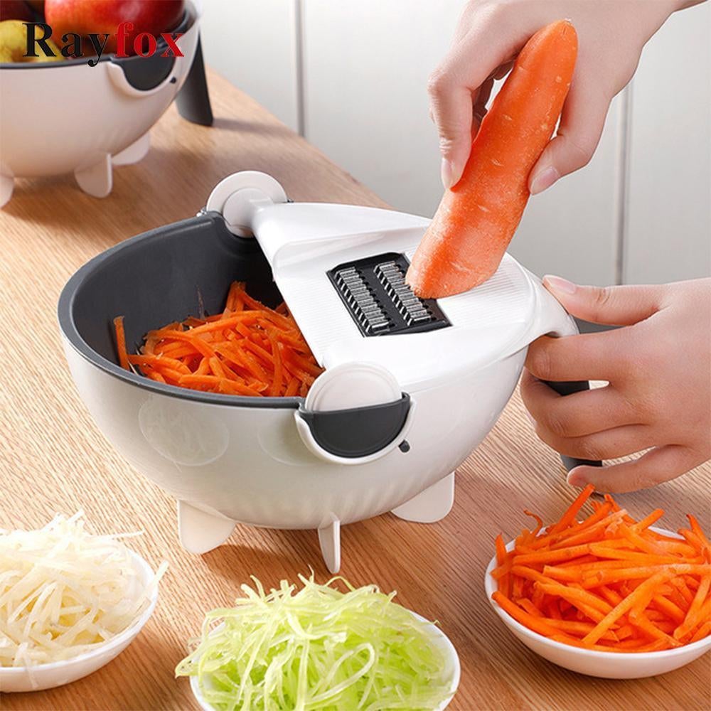 9-in-1 Vegetable Slicer with Drain Basket