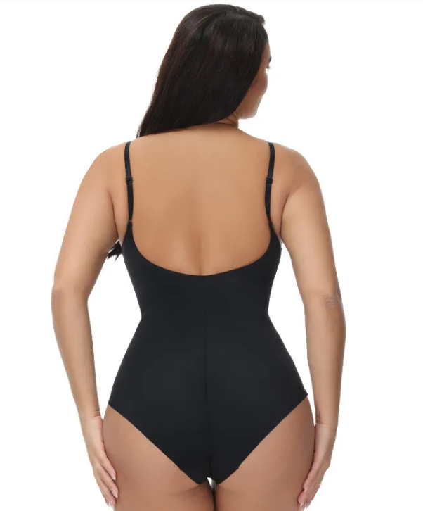 Women's Seamless Shapewear Bodysuit Tummy Control Body Shaper Waist Defining Body Suit
