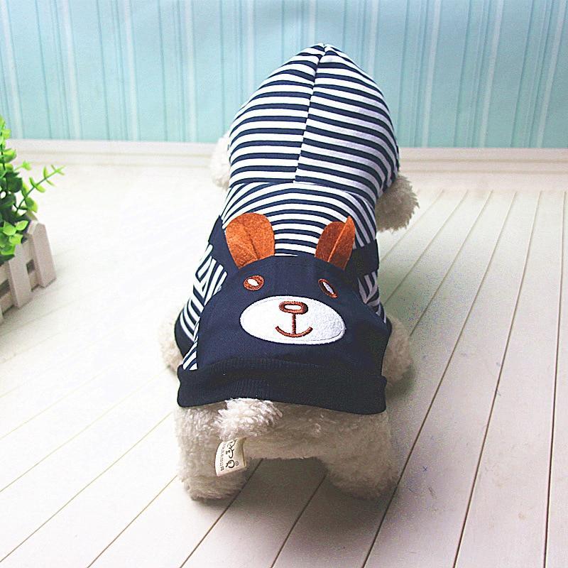 Striped Dog Hoodie