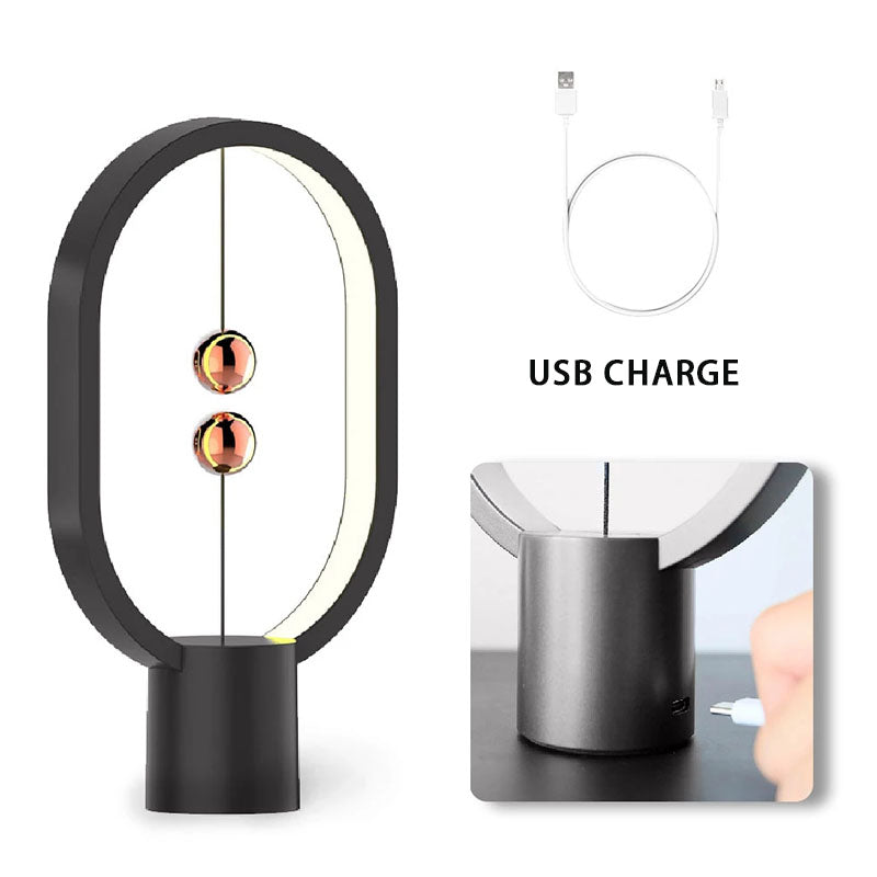 Magnetic Lamp - USB-Powered LED Table Lamp with Floating Design