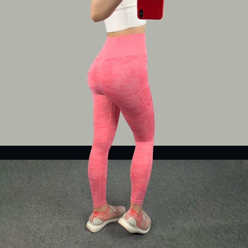 High Waist Seamless Fitness Leggings – Women's
