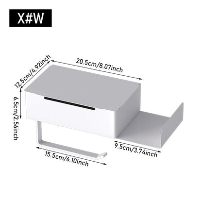 Carbon steel Non Perforated Toilet Paper Holder