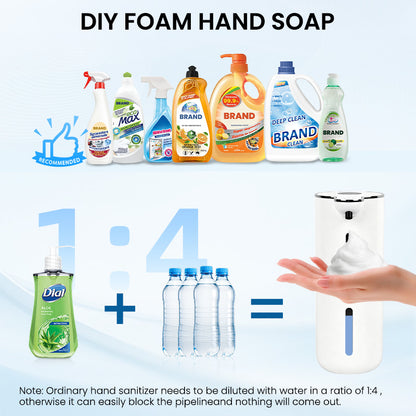 Automatic Foaming Soap Dispenser Digital Display