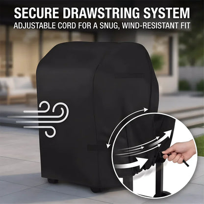 Gas Grill Cover, Waterproof Anti-UV Fade Resistant BBQ Cover