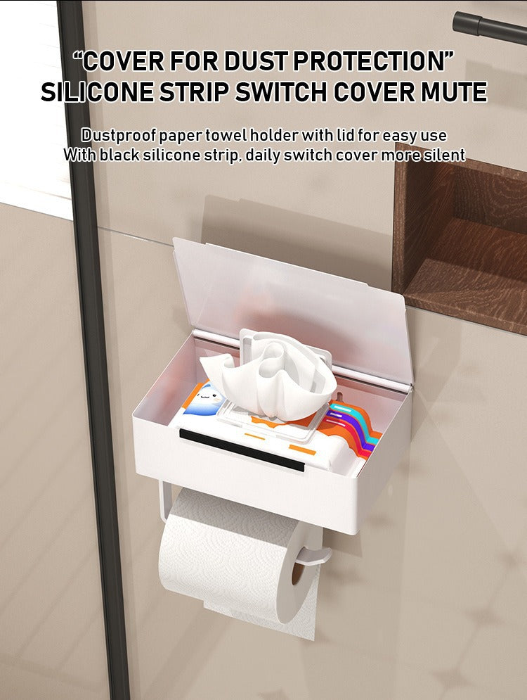 Carbon steel Non Perforated Toilet Paper Holder