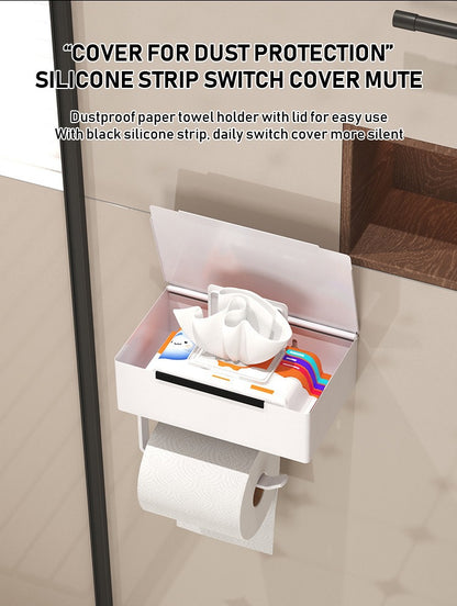 Carbon steel Non Perforated Toilet Paper Holder