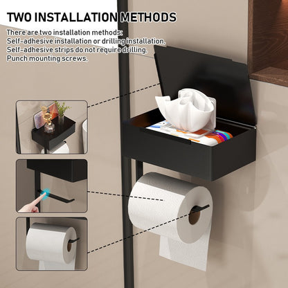 Carbon steel Non Perforated Toilet Paper Holder