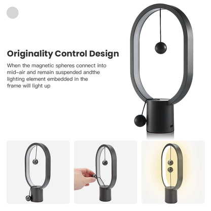 Magnetic Lamp - USB-Powered LED Table Lamp with Floating Design