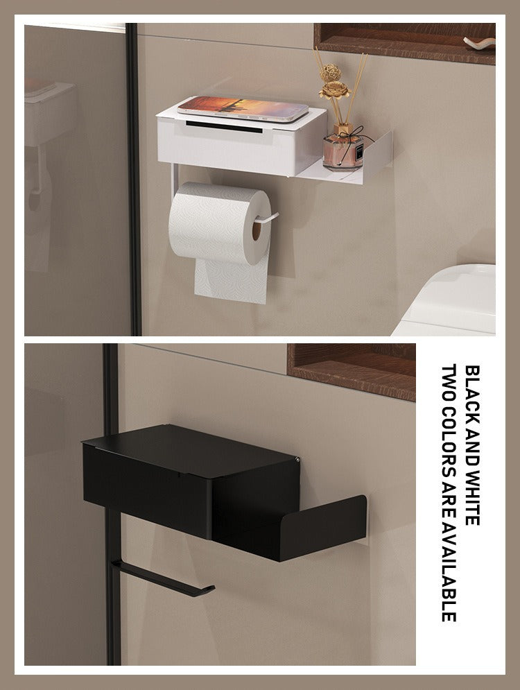 Carbon steel Non Perforated Toilet Paper Holder