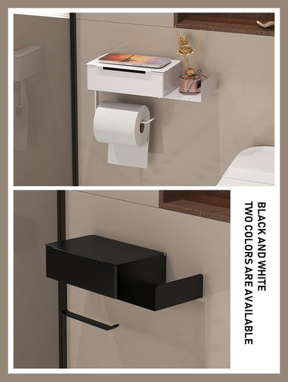 Carbon steel Non Perforated Toilet Paper Holder