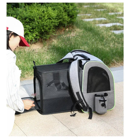 Cat/Dog Carrier Backpack Expandable Large Portable Breathable Rucksack