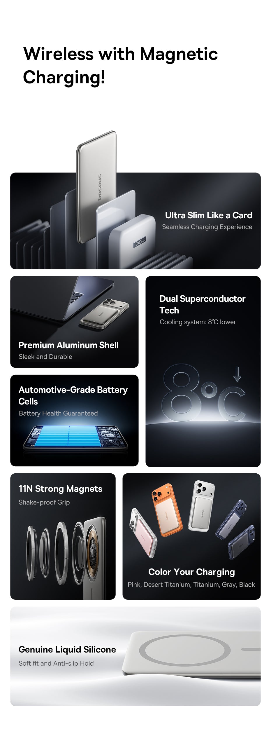 Baseus 5000mAh Magnetic Power Bank