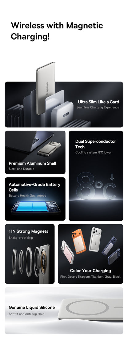 Baseus 5000mAh Magnetic Power Bank