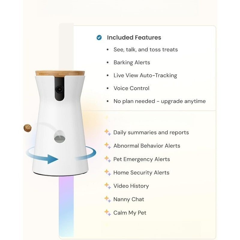 Smart Pet Camera with Treat Dispenser