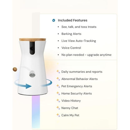 Smart Pet Camera with Treat Dispenser