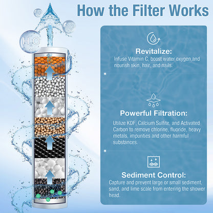 Magichome Filtered Shower Head with Handheld