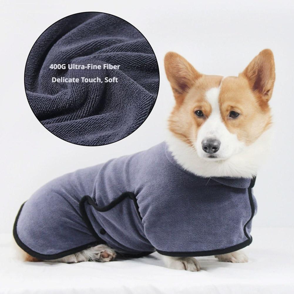 Dry Dog Bathrobe Super Absorbent Adjustable