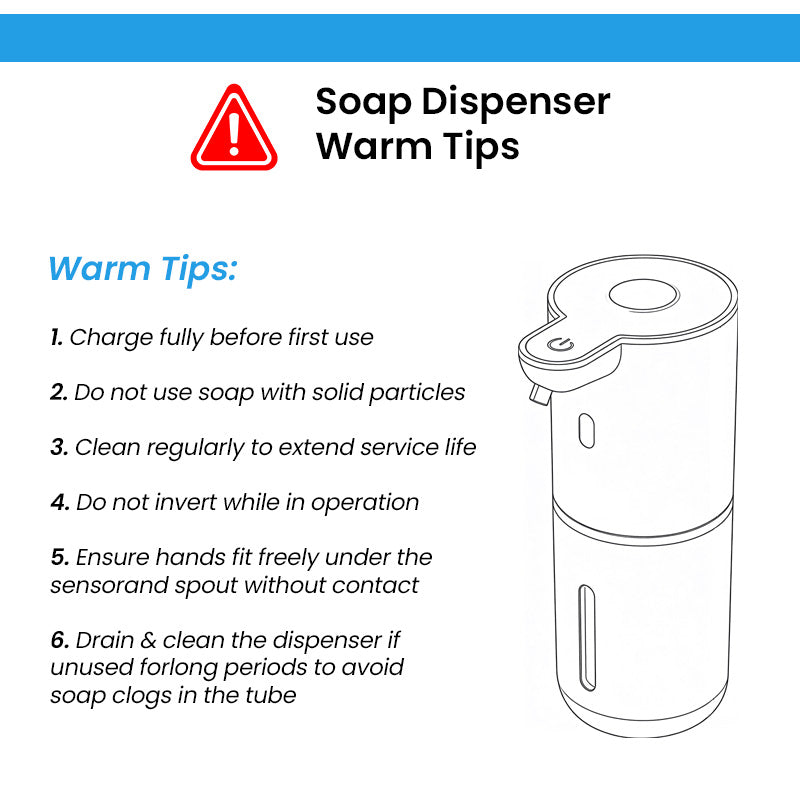 Automatic Foaming Soap Dispenser Digital Display