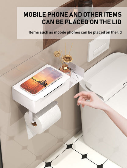 Carbon steel Non Perforated Toilet Paper Holder