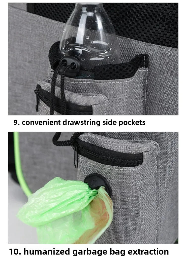 Cat/Dog Carrier Backpack Expandable Large Portable Breathable Rucksack
