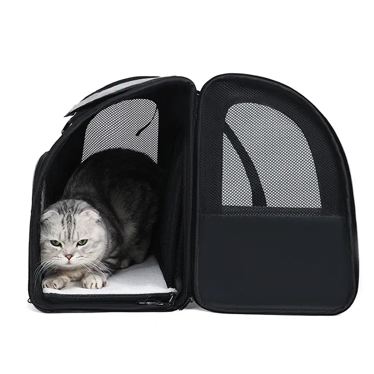 Cat/Dog Carrier Backpack Expandable Large Portable Breathable Rucksack