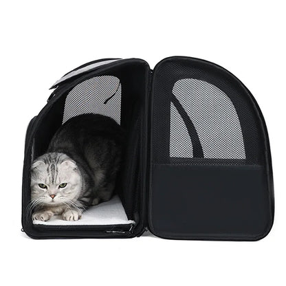 Cat/Dog Carrier Backpack Expandable Large Portable Breathable Rucksack