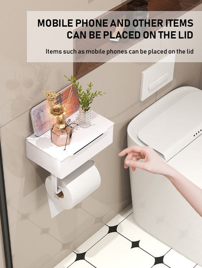 Carbon steel Non Perforated Toilet Paper Holder