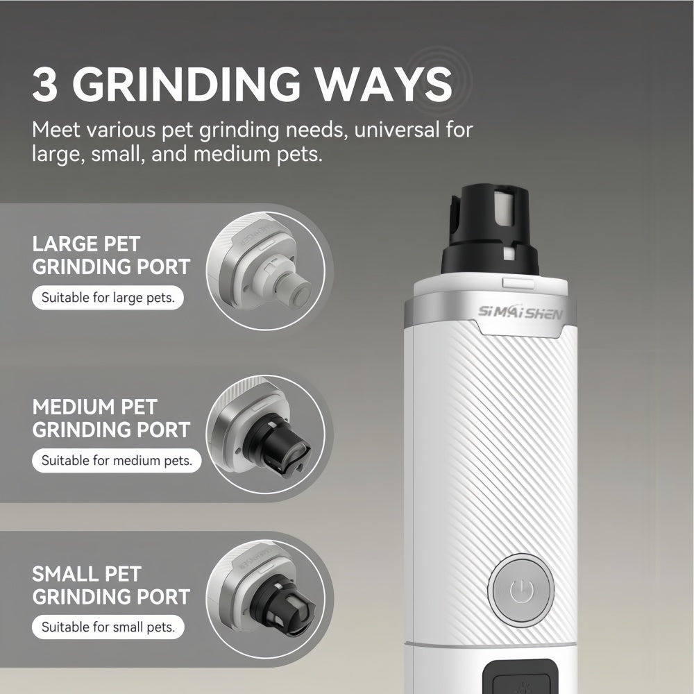 Electric Pet Nail Grinder With LED Light