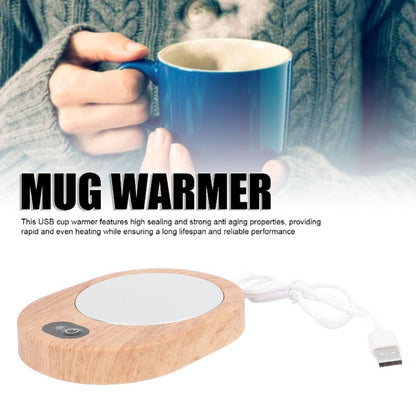Fast Heating Electric Cup Warmer Non Slip USB Plug In 13W 5V 3A For Glass Ceramic Stainless Steel Cups