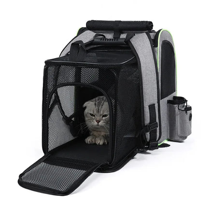 Cat/Dog Carrier Backpack Expandable Large Portable Breathable Rucksack