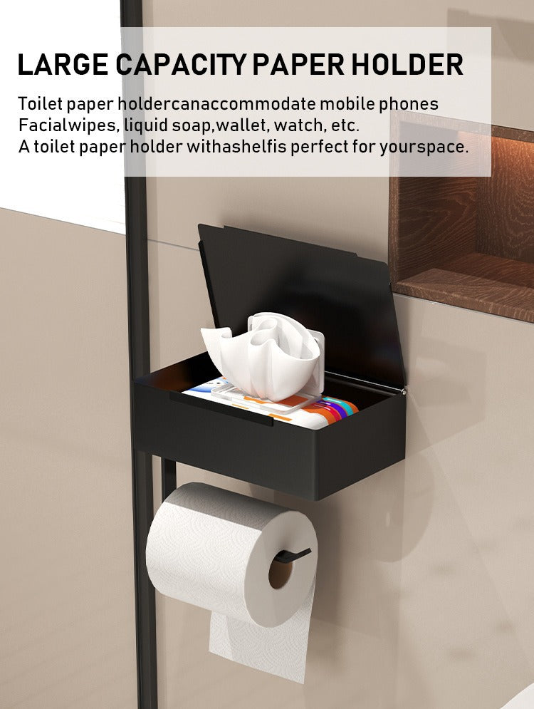 Carbon steel Non Perforated Toilet Paper Holder