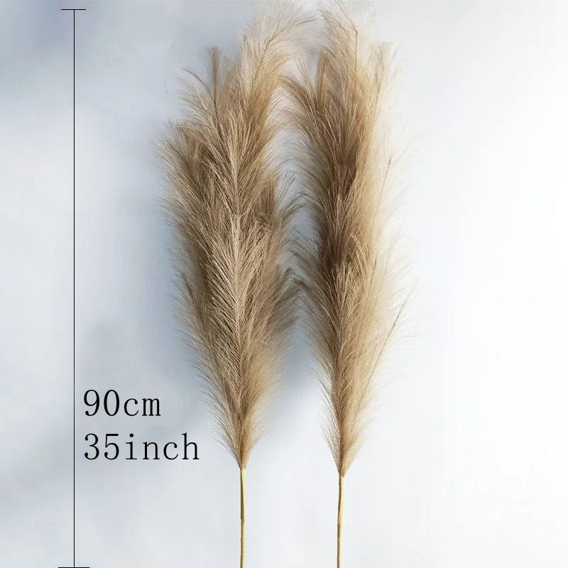 Fluffy Tall Pampas Grass Boho Decorative Artificial Flowers