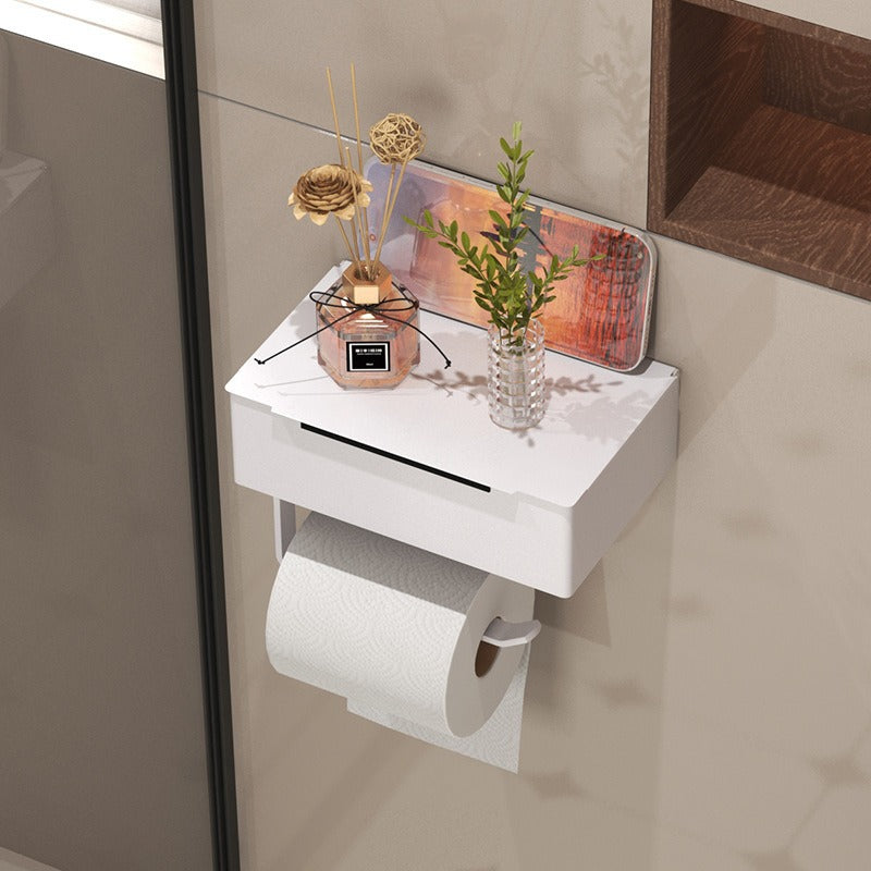 Carbon steel Non Perforated Toilet Paper Holder