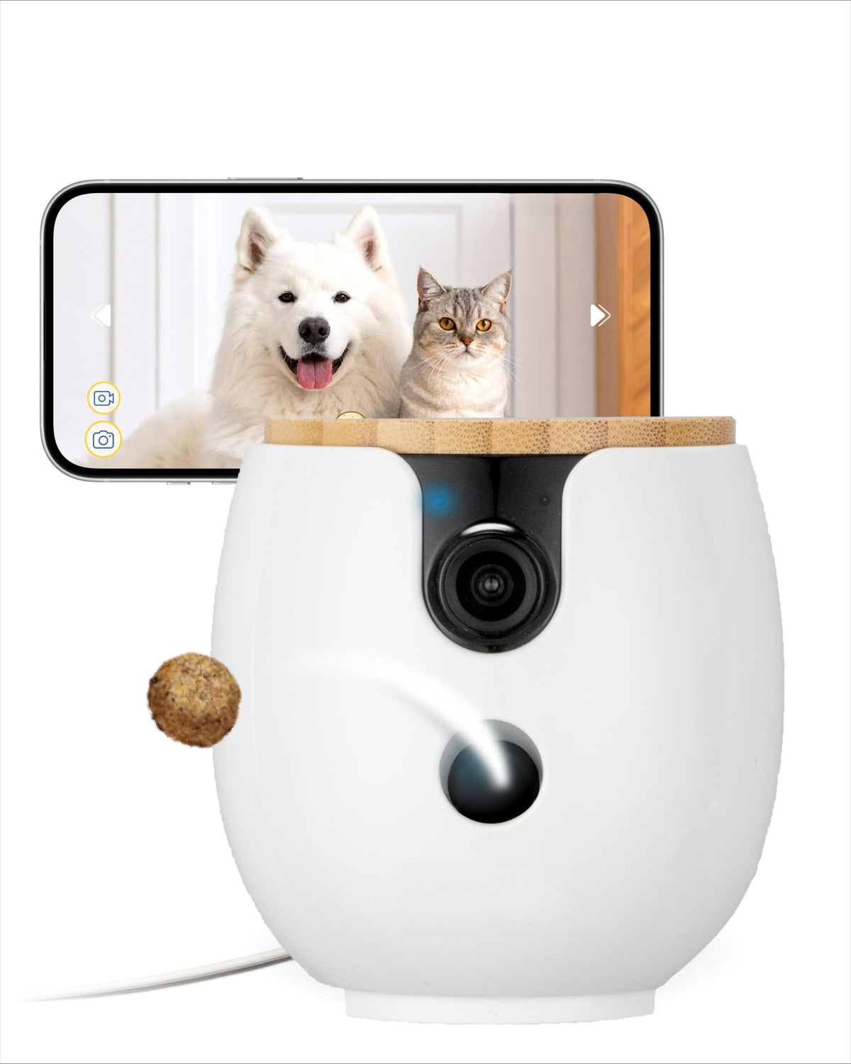 Smart Pet Camera with Treat Dispenser