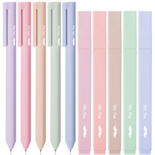 Aesthetic Highlighters and Gel Pens