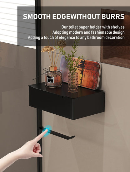 Carbon steel Non Perforated Toilet Paper Holder