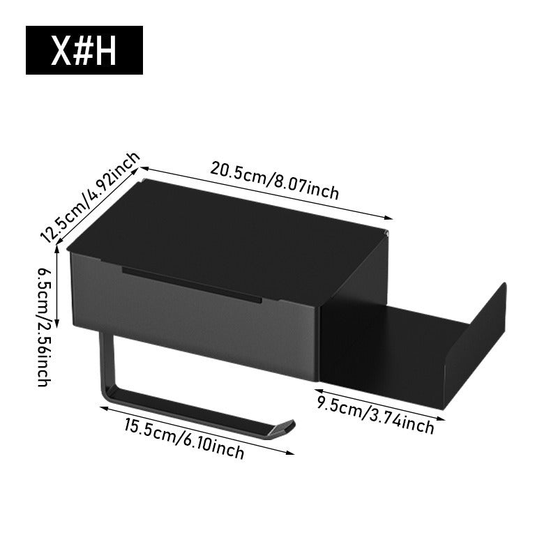 Carbon steel Non Perforated Toilet Paper Holder