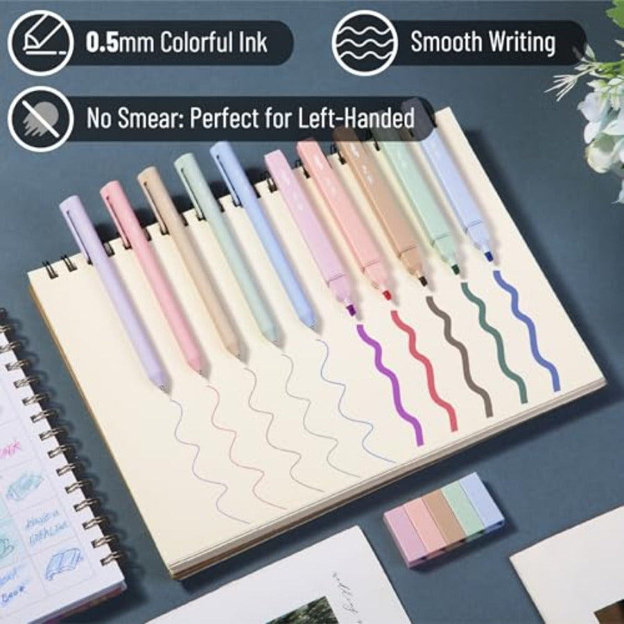 Aesthetic Highlighters and Gel Pens