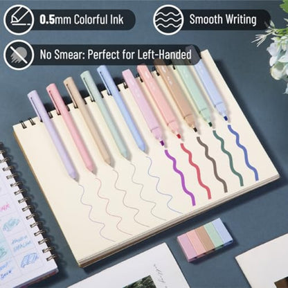 Aesthetic Highlighters and Gel Pens