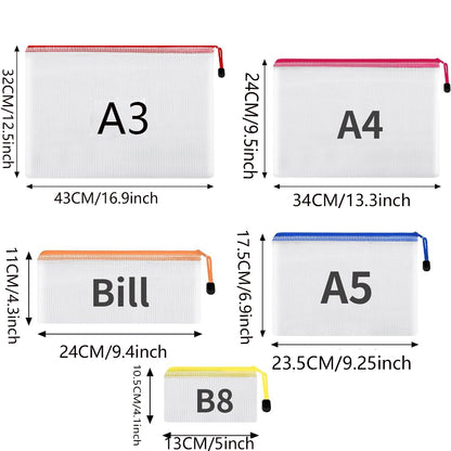 Waterproof Mesh Zipper Storage Bag