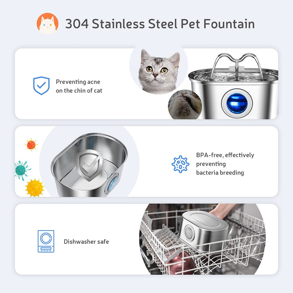 Stainless Steel Pet Water Dispenser