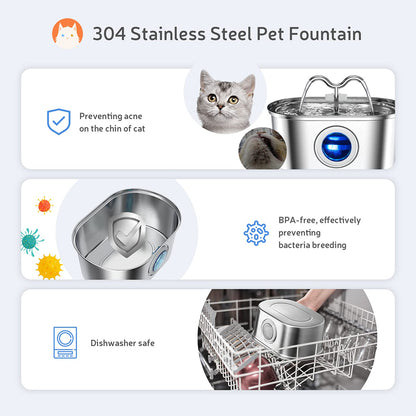 Stainless Steel Pet Water Dispenser