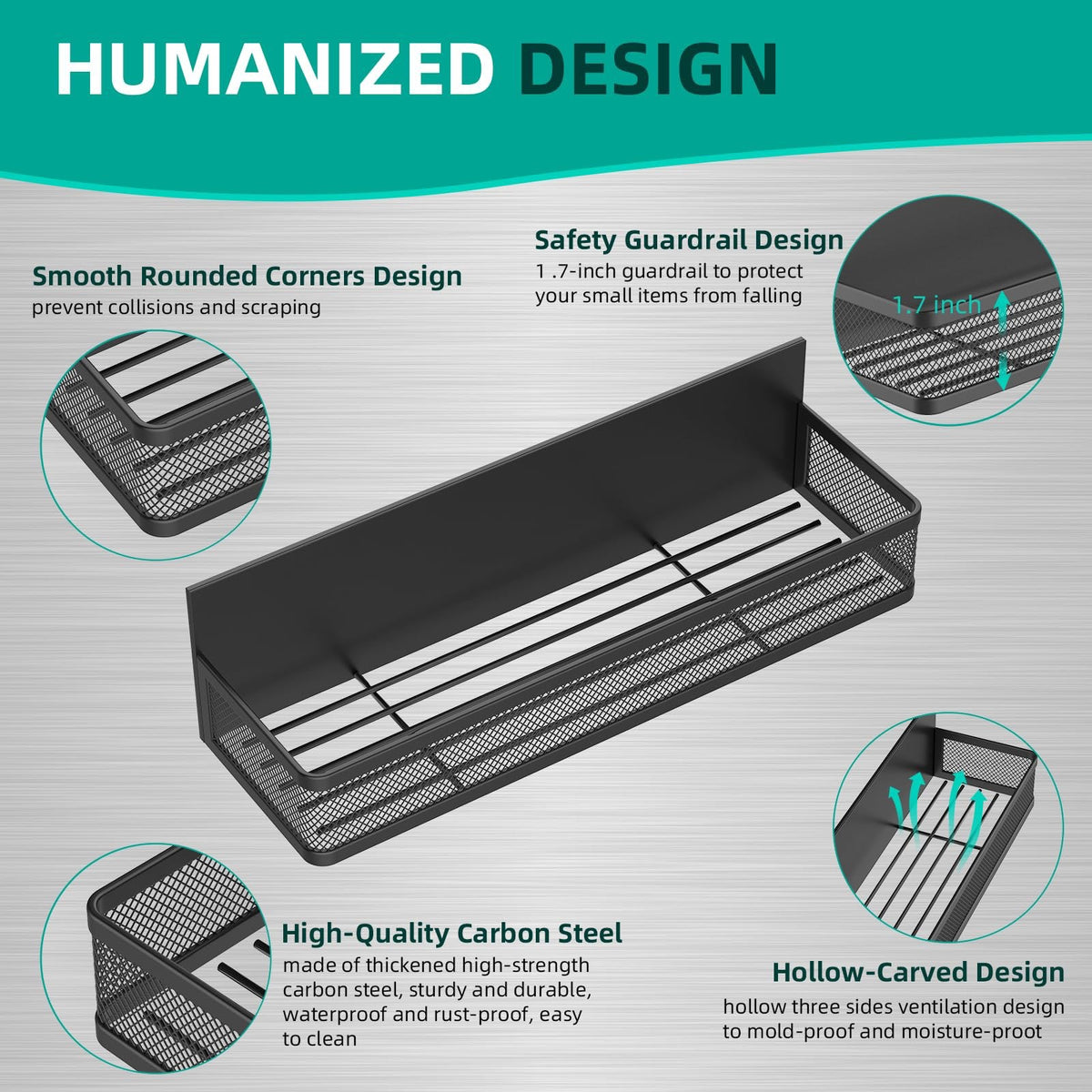 Metal Magnetic Spice Rack for Refrigerator