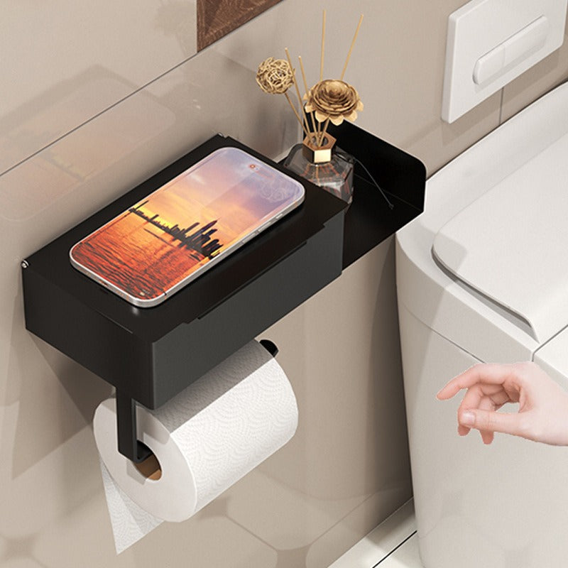 Carbon steel Non Perforated Toilet Paper Holder