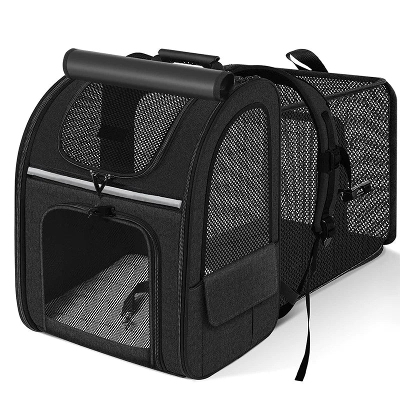 Cat/Dog Carrier Backpack Expandable Large Portable Breathable Rucksack