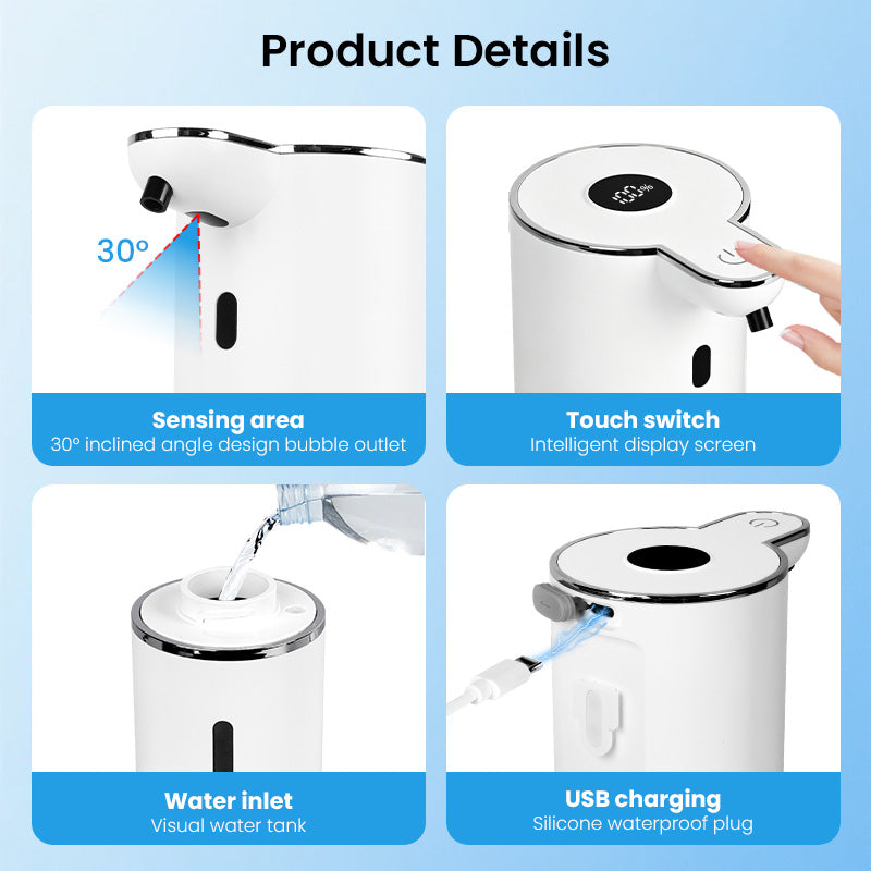 Automatic Foaming Soap Dispenser Digital Display
