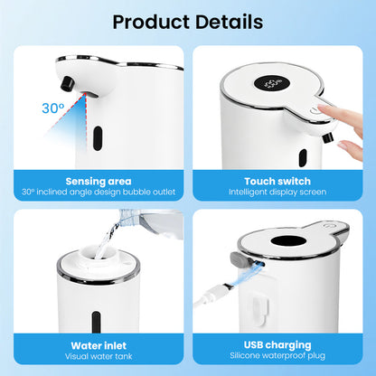 Automatic Foaming Soap Dispenser Digital Display